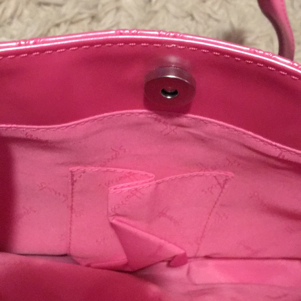Harrods Pink Plastic Handbag - Picture 4 of 4